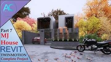 MJ House | Part 7 | Complete Step By Step Project | Revit and Twinmotion Tutorial