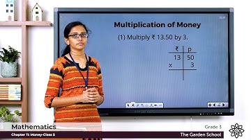 Grade 3 Mathematics Chapter 11 Class 5 Multiplication of money