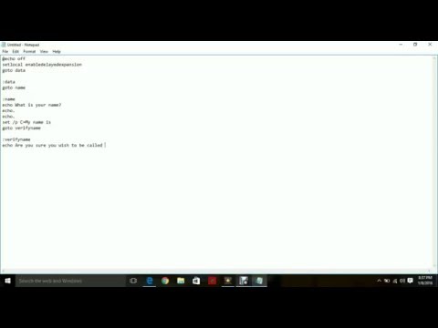 Batch Cookie Clicker Tutorial Pt. 1
