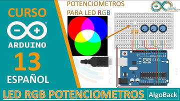 Uso de POTENCIOMETROS para Generar color RGB  | Video 13 | Curso Arduino desde 0 en Español