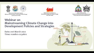 Webinar on Mainstreaming Climate Change into Development Policies and Strategies screenshot 5