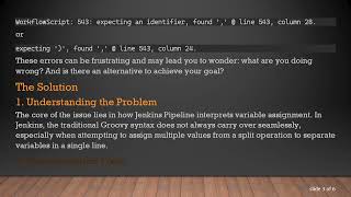 How to Successfully Use Groovy Split in Jenkins Pipeline