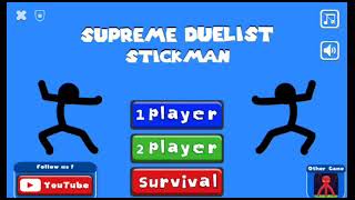 Придумал челендж и сделал его.Super duelist stickman.