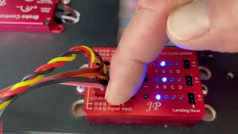 JP landing gear controller for large scale jet Air Knight F-16XL