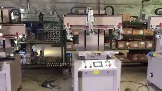Flat Bed Screen Printing Machine with Servo Motor