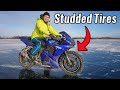 Crotch Rocket on Thin Ice!