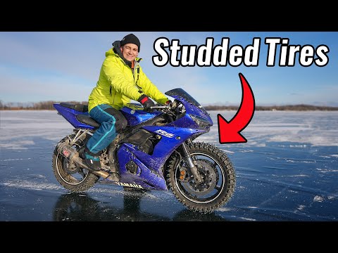 Crotch Rocket on Thin Ice!