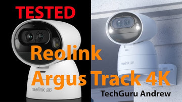 Reolink Argus Track 4K Dual-Lens Wi-Fi Solar/Battery Camera with Auto-Zoom Tracking