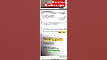 TYBCOM IMP Questions PY questions paper || #atulsir  #tybcomsem5 #commerce  #impquestion