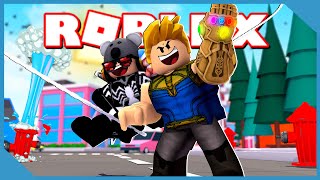 FÁBRICA DO VENOM NO ROBLOX!! (2 Player Super Villain Tycoon) 