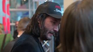 Keanu Reeves visit Swiss-Moto 2019 in Zurich - Arch Motorcycles with Keanu Reeves Gard Holinger