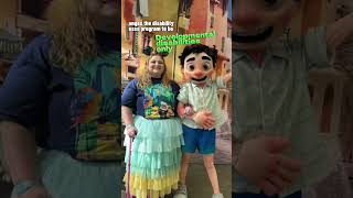 Disney’s disability access service (DAS) changes to only allow developmental disabilities is excludi