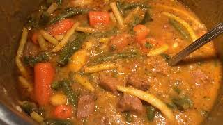 Simple and delicious beef stew easy to follow step-by-step recipe.