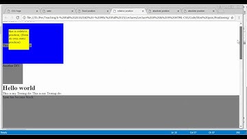 CSS - Part 3 (Positioning) - Urdu/Hindi