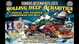 Council Member Gil Cedillo at the 8th Annual Rolling Deep 4 Charities Toy Drive