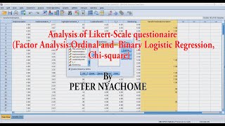 SPSS: How to analyze and interpret Likert-Scale Questionnaire using SPSShttps://youtu.be/A6g8NG3K_vo screenshot 5