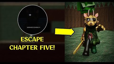 How to ESCAPE CHAPTER 5 - LUCELLA SCHOOL in PIGGY: THE UNKNOWN FUTURE! - Roblox
