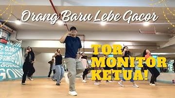 TOR MONITOR KETUA | ORANG BARU LEBE GACOR | ECKO SHOW, JUAN REZA, CHESYLINO | Viral Easy Dance Chore