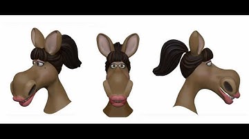 Mona Blend Shapes: Zbrush Render