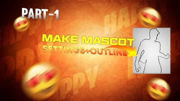 How to make mascot in ibis paint x|Make this mascot in ibis paint x|How to make mascot logo|Make it