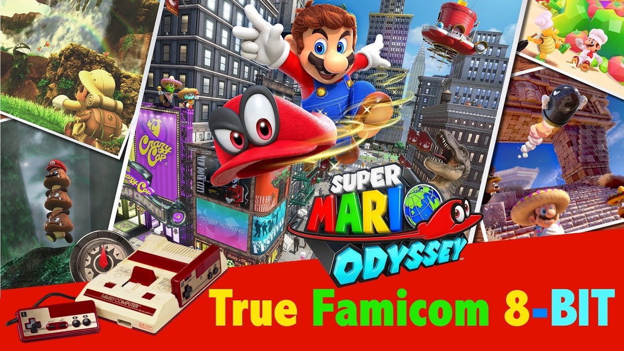 Super Mario Odyssey terá fases especiais em 8 bit, como nos jogos