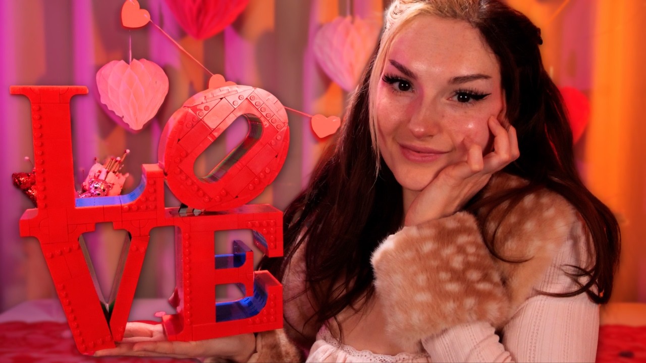 ASMR Date With The Girl Who's Obsessed With You | Valentine's Lego Build