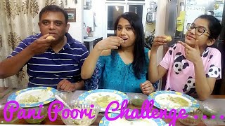 3 Minute Pani Puri Challenge Family Gappa Eating Challenge Indian Mom Studio
