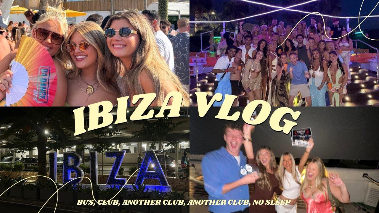 ibiza vlog | party hard travel rep end of summer trip