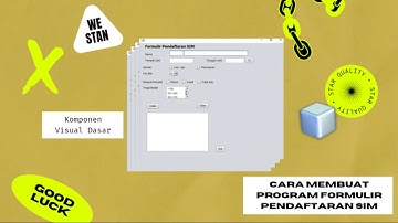 Tutorial Penggunaan Komponen Visual Dasar Netbeans - Program Formulir Pendaftaran SIM