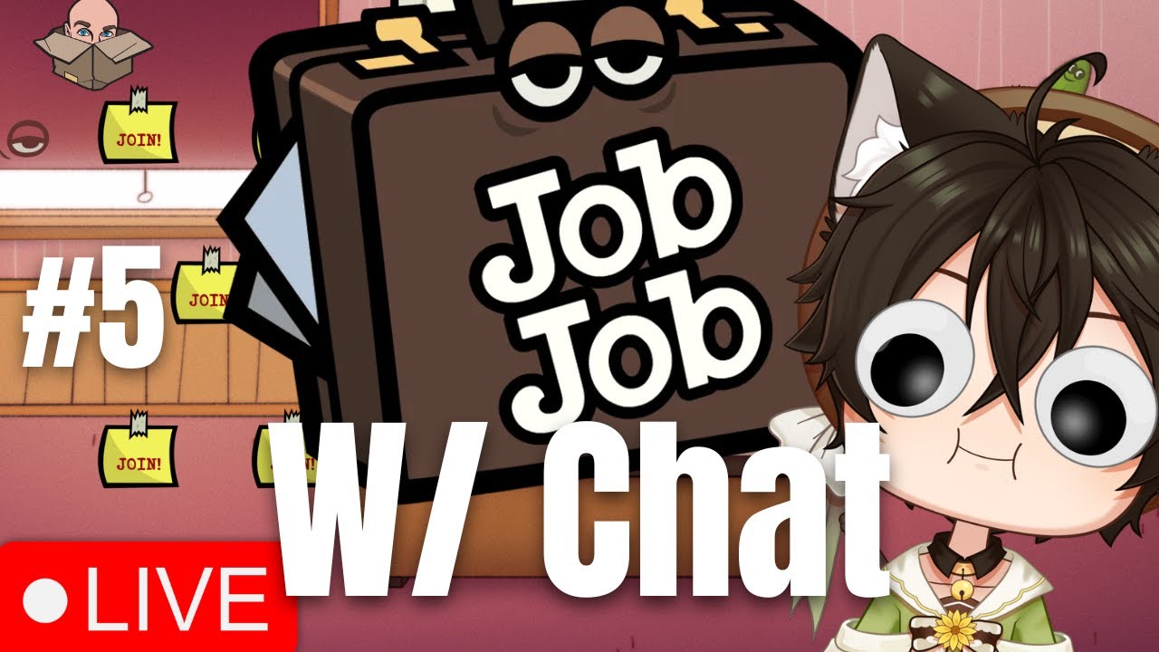 Job Jack Box 🔴 Jackbox Job Job | Not a normal job interview #5 with chat - YouTube