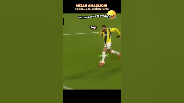 FENERBAHÇE 5 ERZURUMSPOR 0 MAÇININ KOMİK ANLATIMI