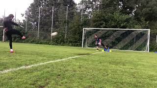 Albanian Goalkeeper train. Stervitje per portjeret.