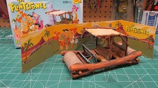 Lindberg Flintstones Flintmobile Model Kit Review Build A great kit...