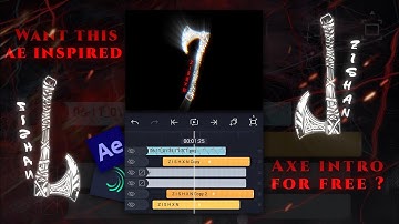 Ae inspired axe intro | In Alight motion | For free | ( xml+preset ) link in discription