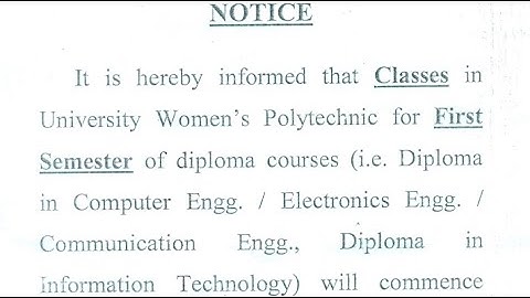 Amu Diploma Engineering Offline Classes Notice 2022 | Offline Classes  For Diploma First Semster Amu