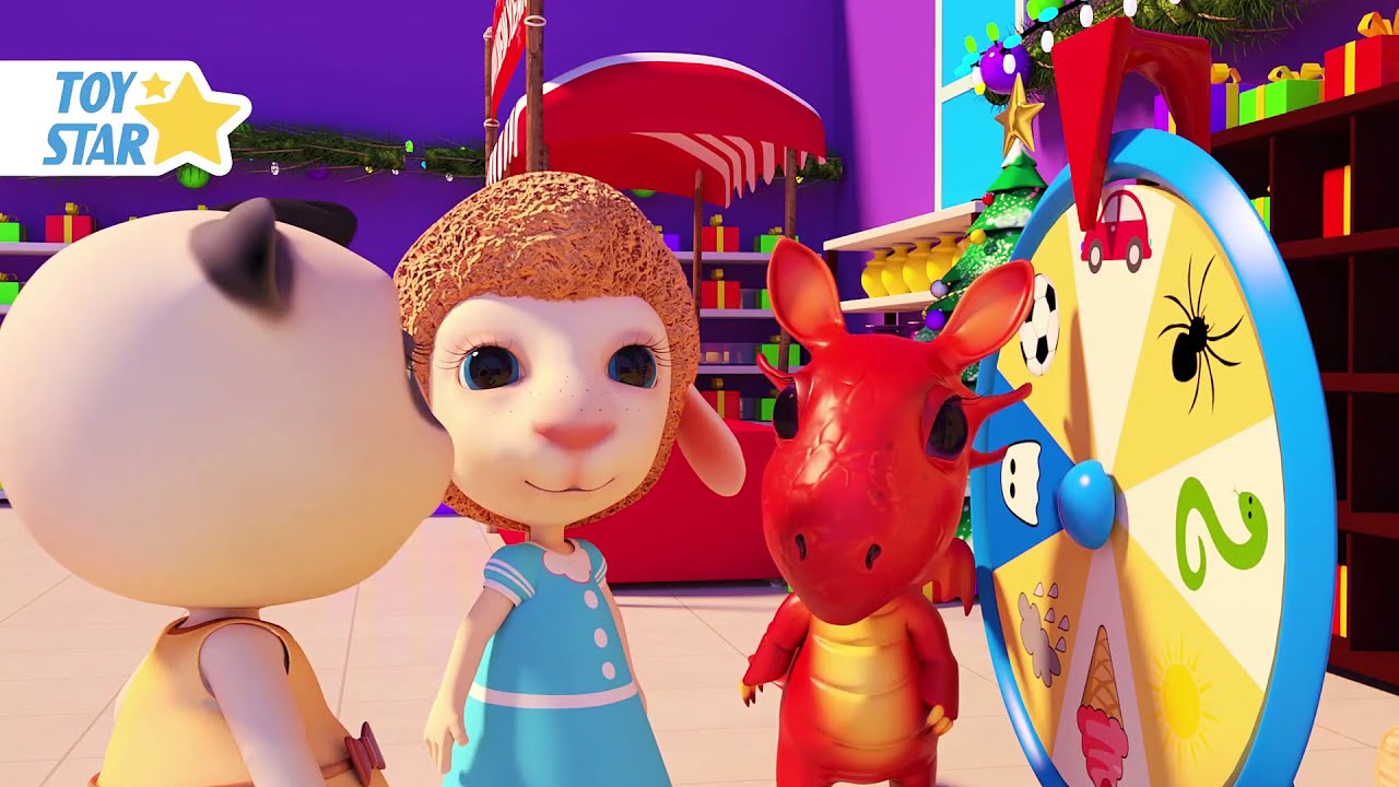 Dolly and Friends 3D Kids Play Hide and Seek w/ Color Cabins & Ghost