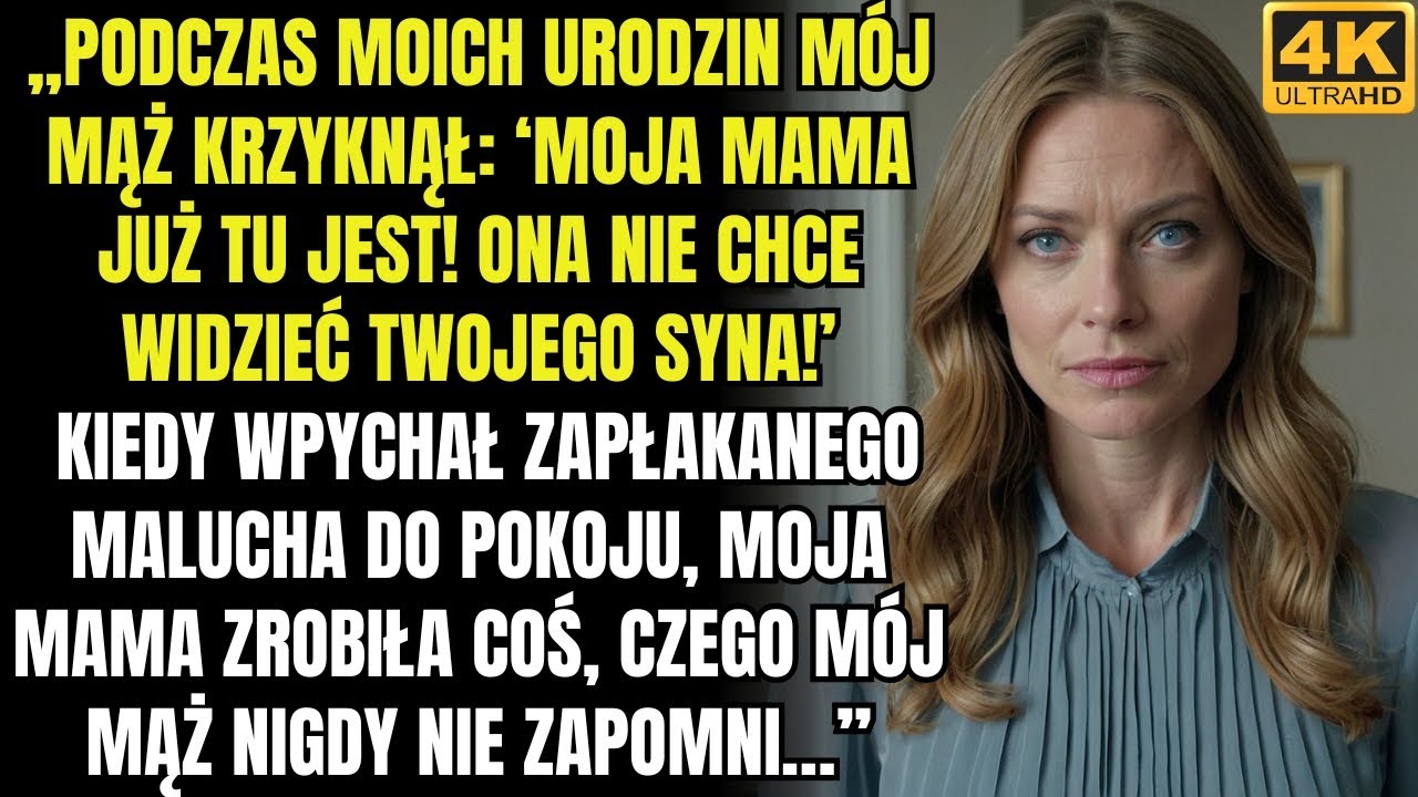 „Moja mama już przyjechała! Ona nie chce widzieć twojego syna!”