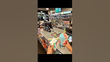 Atleast my Slurpee Was Red, White, and Blue🇺🇸😔 #pov #sad #lonely #seveneleven