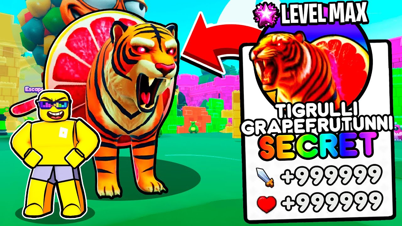 Starting Over As NOOB with TIGRULLI GRAPEFRUTUNNI in Brainrot Evolution