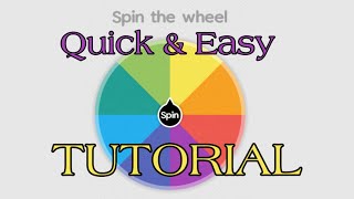 Adding a Name List on SPIN THE WHEEL Quick & Easy TUTORIAL screenshot 5