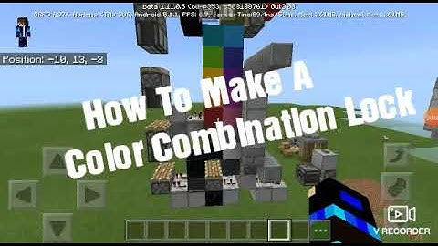 How To Make A Color Combination Lock