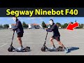 Segway Ninebot KickScooter F40E trotinete elétrica – Demonstração completa e testes 🇵🇹