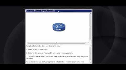 CISCO Network CCNA-4.2 Initial Router Configuration - System Passwords part2