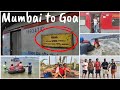 Mumbai to goa by madgaon express  thivim to calangute beach  mapusa to calangute beach  day 1