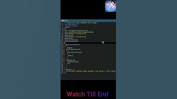 C Program | Remove All Common Letters From String2 | Coding With Sohail  #coding #shorts
