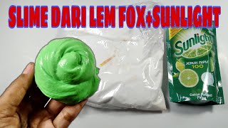 Cara Membuat Slime Dari Lem Fox/White Glue Super Glossy dan Fluffy