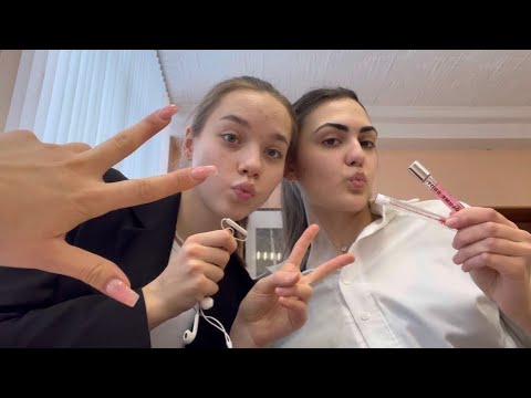 АСМР В ШКОЛЕ 🏫🤡 сняли видео с подписчиком 💞😈 /ASMR IN SCHOOL 🏫🤡