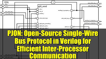 PJON: Open-Source Single-Wire Bus Protocol in Verilog for Efficient Inter-Processor Communication