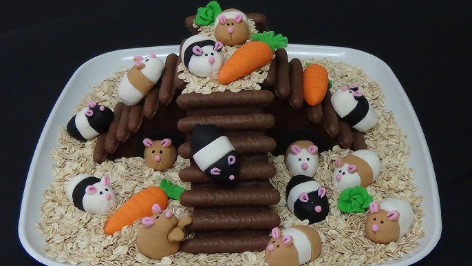 how to make guinea pig cake - YouTube