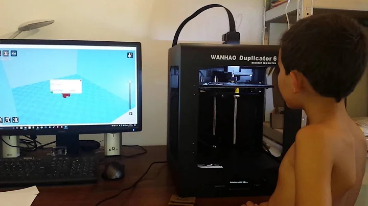 First print with Wanhao Duplicator 6 I love this D6 !  / Monoprice Maker Ultimate
